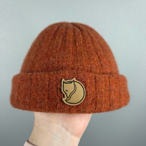 Fjallraven Orange 100% Wool Byron Hat - Picture 1 of 8